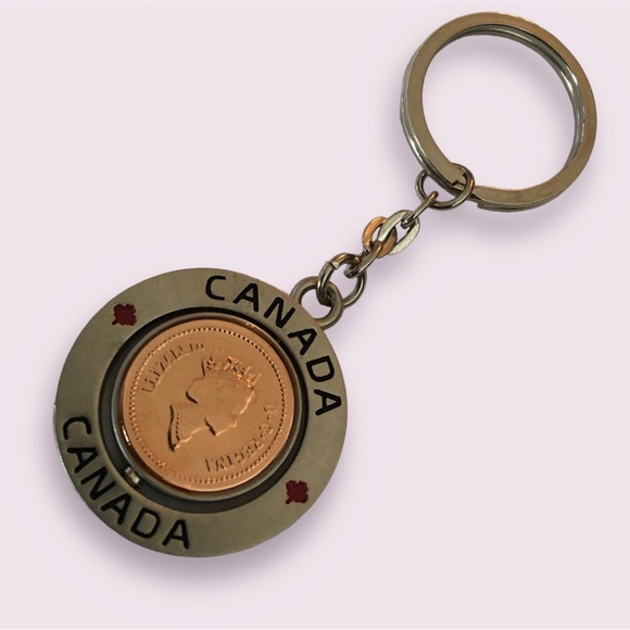 CANADA PENNY KEYCHAIN - Picture 1 of 2
